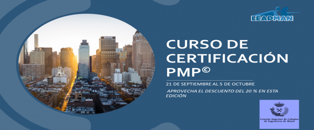 Curso de Certificación PMP© 21 de septiembre al 5 de octubre